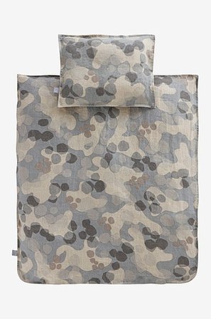 Jotex - Baby Påslakanset i Lin Vagn/vagga Grå CARA - Köp Barnpåslakan & örngott hos Jotex