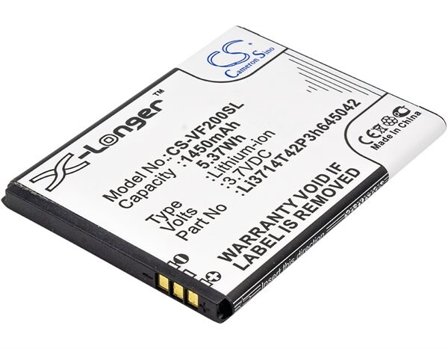 Batteri till SmartPhone, Mobil för Vodafone Smart First 7, VFD 200