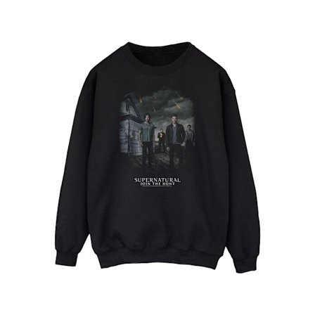 Supernatural Mens Meteor Shower Sweatshirt L Svart