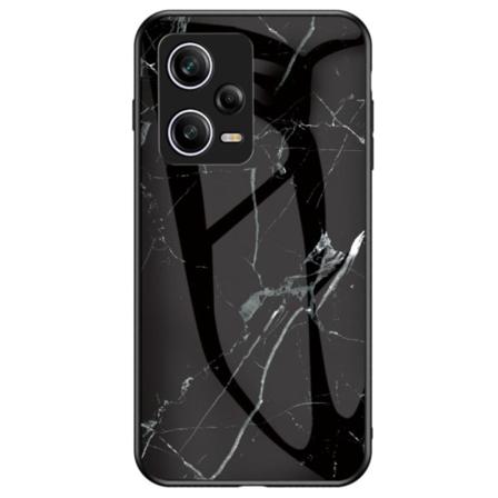 SKALO Xiaomi Redmi Note 12 Pro 5G Marmori karkaistu lasi TPU-suo Multicolor