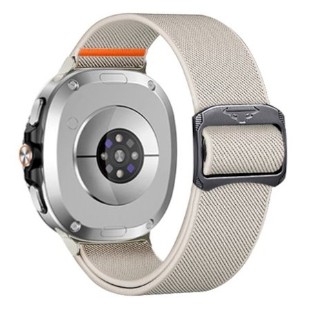 Galaxy Watch 8 46/44/40 mm Armband Justerbart Nylon Starlight