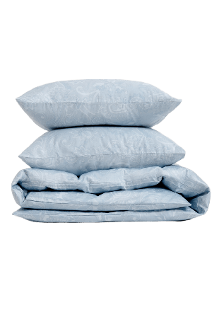 Arkipelag Bäddset Pattern Dubbelt Ljusblå 220x220cm Med 2st Örngott 50x60cm Unisex Dubbel: 220x220 cm