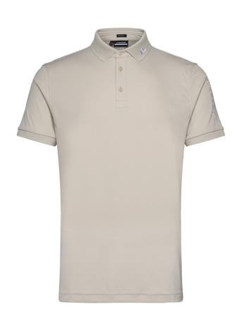 Tour Tech Reg Fit Polo Sport Men Sport Clothing Sport Tops Sport Polos Sport Short-sleeved Polos Beige J. Lindeberg