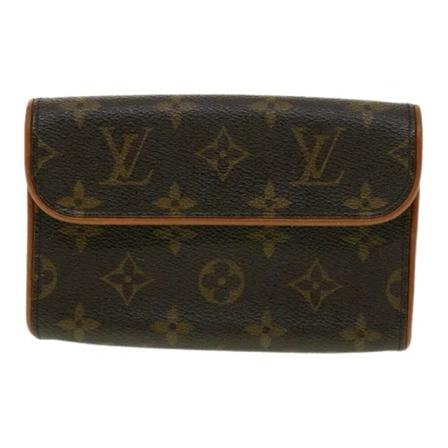 Louis Vuitton Vintage, Pre-owned Canvaslouis-vuitton-bags Bruin, Dames, Maat:ONE Size,leer