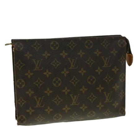 Louis Vuitton Vintage, Pre-owned Canvas pouches Bruin, Dames, Maat:ONE Size