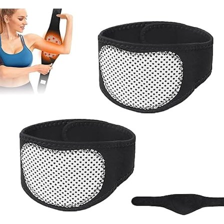 Arm Trimmers för män och kvinnor, Arm Trimmers för slapp armar, Turmalin akupressur självuppvärmande formande justerbara arm trimmers för slapp armar,