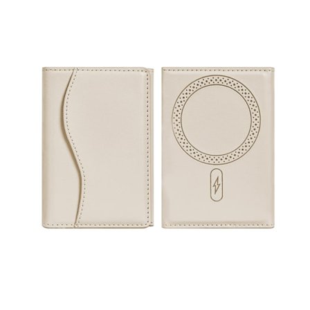 Magnetisk kortholder med tre rom, ekstra stor kapasitet, universell Magsafe mobiltelefonholder for mobiltelefoner