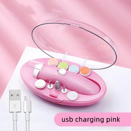 USB-ladbare Elektrisk Neglesaks for Baby Manikyr