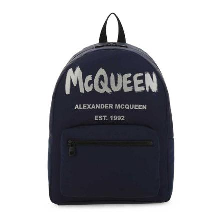 Alexander McQueen Rugzaks , Blauw , Heren , Maat: ONE Size Rugzakken