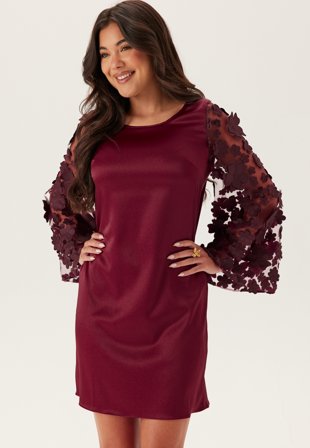 Ida Sjöstedt Genie Dress Burgundy Klær