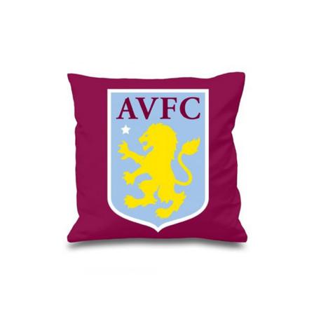 Aston Villa Fc Crest Fylld Kudde One Size Claret Röd/blå/ye
