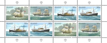 Island 1991 - AFA 746-749 - Miniark - Postfrisk