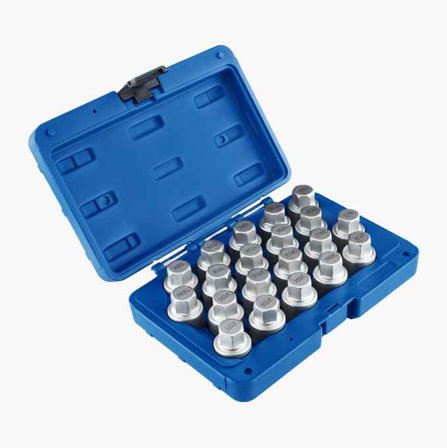 Biltema - Felglås nøkkelsett som passer til Volvo-B 20 deler