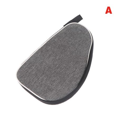 1:a bordtennisracketväska med dragkedja, Oxfordtyg, Portabel Grå A Grå A