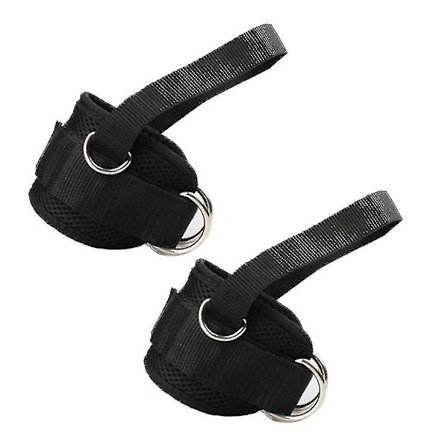 Justerbara 4 D-ring fotledsremmar Gym Fotkabelmaskin Fitness Lår Glute Pad