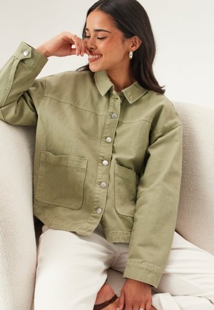 VERO MODA - Vmjamie Ls Denim Shacket Mix N