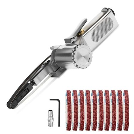 Luft Bält Slip Slip Maskin Slip Maskin Band Slip för Air Kompressor Slipning Pneumatiskt Verktyg