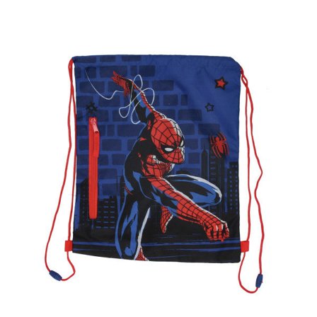 Spiderman 7238 Gymnastikpåse Gympapåse Dragkedja/ficka 40x30cm