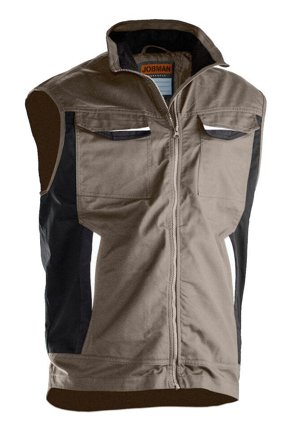 Jobman 7507 Väst khaki Khaki, Kläder