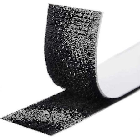 Stærk velcrotape 50 m selvklæbende ekstra kraftig, 20 mm bred dobbeltsidet burretape