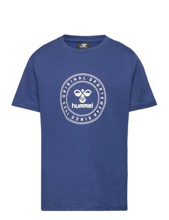 Hmltres Circle T-Shirt S/S Blue Hummel