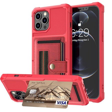 Smidigt Skal med Kortfack - iPhone 12 Pro Max