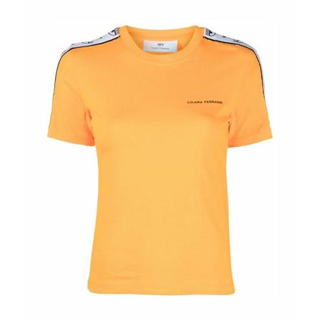 Chiara Ferragni Collection, Chiara Ferragni T-shirts and Polos Pomarańczowy, Kobieta, Rozmiar: M