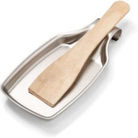 Kauha-alusta, tukeva ja kestävä ruostumattomasta teräksestä valmistettu kauha-alusta, vain kauha-alusta