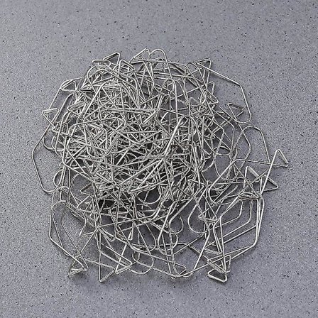 100 st Takkrokclips T-formade klämmor Hängare Clips Tak 8-formade krokar Automatisk rotation Dekoration Metallhängande