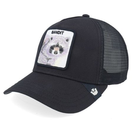 Goorin - Svart trucker Keps - Bandit Void Black Trucker @ Hatstore