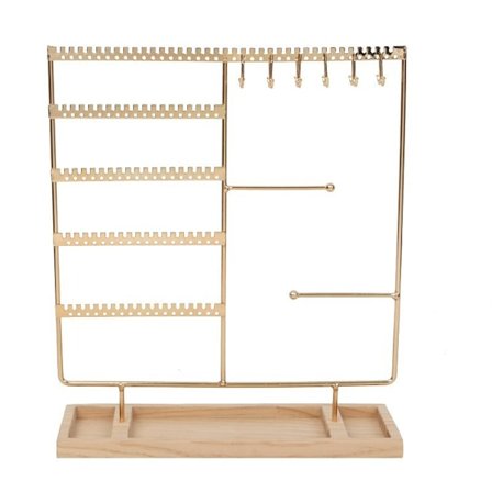 Marmor base smykke display stand halskæde opbevaring armbånd bøjle