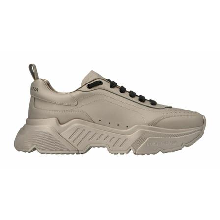 Dolce & Gabbana Foiled-effect Daymaster Sneakers , Beige , Heren , Maat: 40 EU