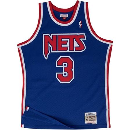 Mitchell & Ness New Jersey Nets Drazen Petrovic Swingman trøje Royal M