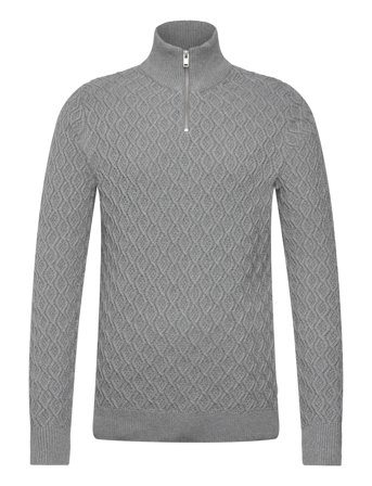 Lindbergh | Recycle Structure Knit 1/2 Ziprecycle Structure Knit 1/2 Zip | XXXL