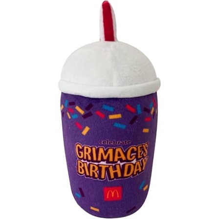 Grimace Plussj, Grimace Shake Gul Hatt Plussj Leke, Stoffdyr Leke Spill Dukke Leke Fans Anime Flott Gave til Gutter og Jenter (Shake)