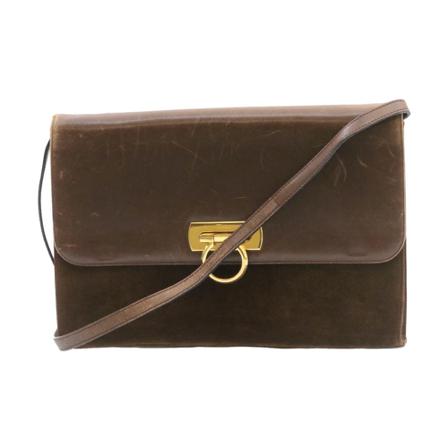 Salvatore Ferragamo Pre-owned Shoulder Taske Brun, Dame Vintage Tasker, Størrelse: ONE Size