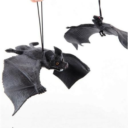 Halloween hängande skämt leksak Skräck vampyr gummifladdermus Festdekor