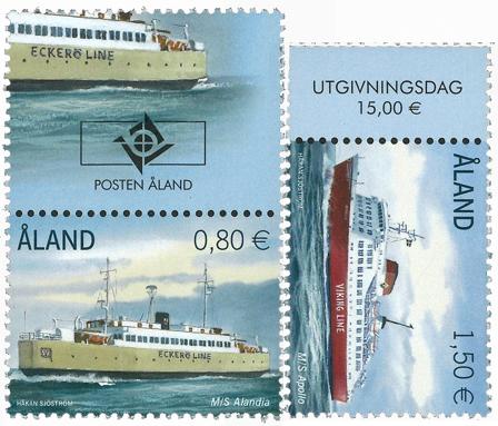 Åland 2011 - Passagerfærger - Postfrisk sæt 2v