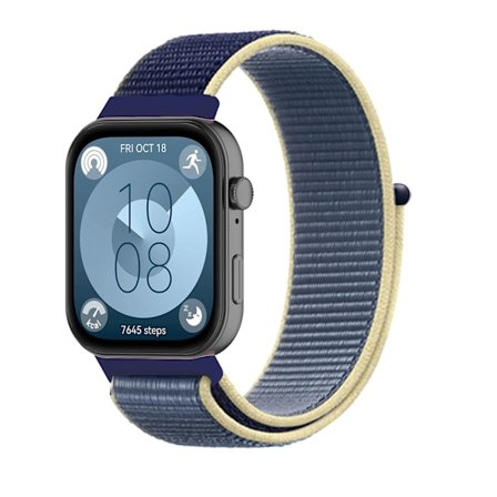 Nylonarmband för Huawei Watch Fit 4 3 Vävda Sport Smartwatch Armband Correa Huawei Watch Fit 4/4 Pro Armband Klockarmband