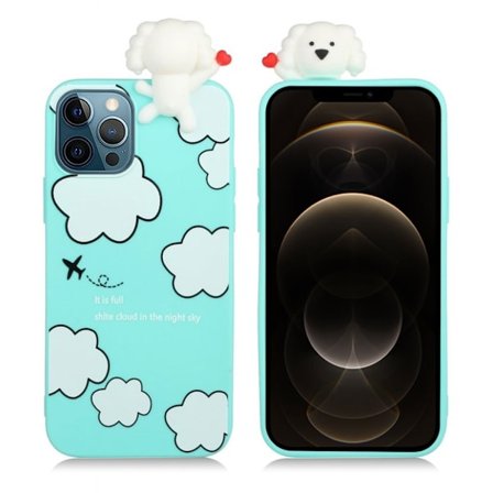 Cute 3D iPhone 12 Pro Max skal - Vit
