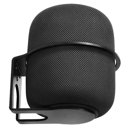 Metallinen seinäteline Generation -kaiuttimelle, tilaa säästävä jalusta, yhteensopiva, musta