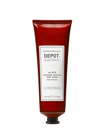DEPOT Soothing Shaving Soap Cream For Brush 125 ml, Mænd, Barbering, Skum, Sprit & Gel