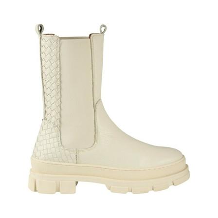Dwrs Hamm - BikerLaarzen Chelsea , Beige , Dames , Maat: 39 EU ChelseaLaarzen
