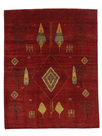 Handknuten Gabbeh 200X253 Orientalisk Ullmatta