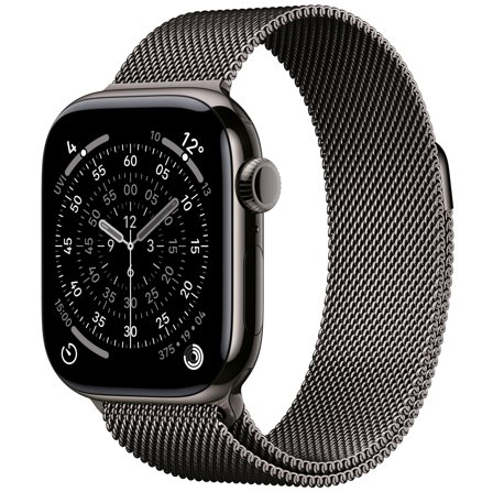 Apple Watch 11 42mm GPS+5G Titan Milanaise Armband schiefer
