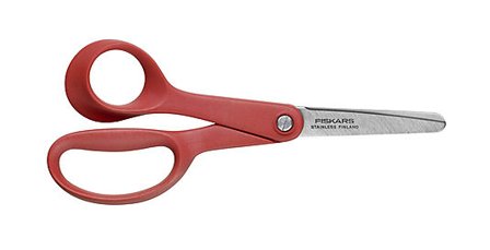 FISKARS Barnesaks Classic venstre rød 13cm