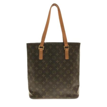 Louis Vuitton Vintage Pre-owned Polyester totes Brun, Dame Vintage Tasker, Størrelse: ONE Size