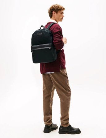 Tommy Hilfiger Th Nylon Daily Backpack - Black - ONE SIZE