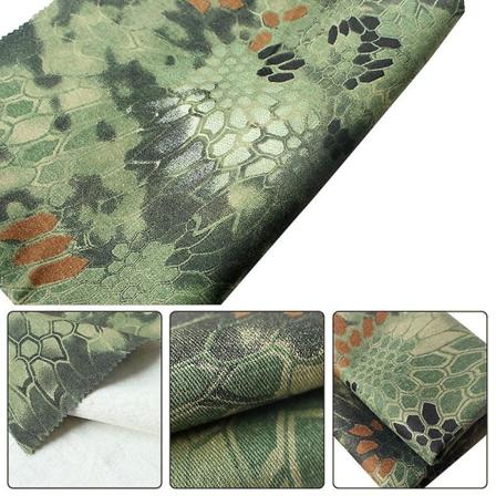 15 Meter Bredde Python Mønster Camouflage Stof Udendørs Bomuld Tyk Special Forces Felt Camo Klud DIY Tøj Materiale