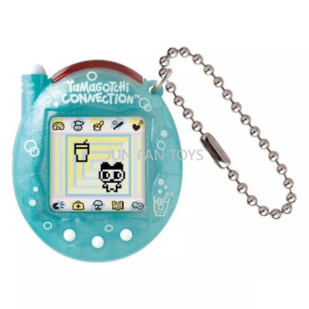 Tamagotchi Connection Virtual Pet - Soda Flower Pink & Light Blue Electronic Game for Girls
